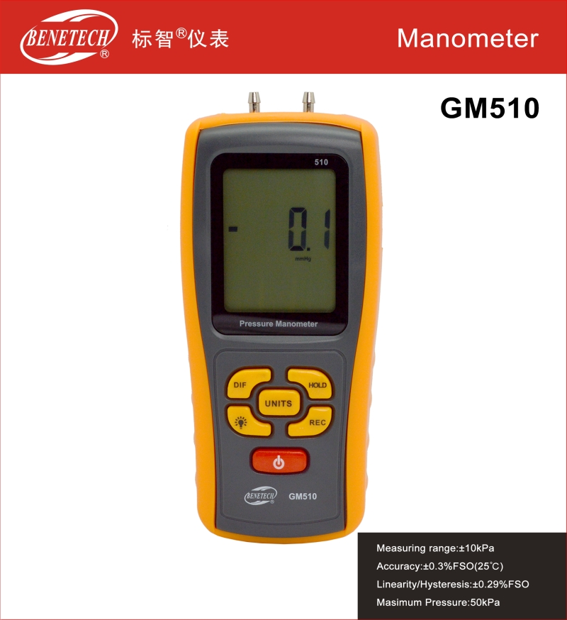 BENETECH GM-510 차압계