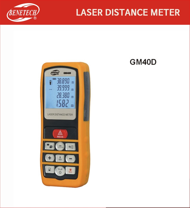 BENETECH GM-40D 레이저거리측정기 40m