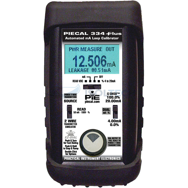 PIE 334 PLUS 루프 캘리브레이터 mA Loop Diagnostic Calibrator