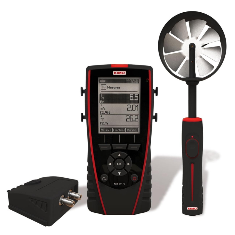 KIMO MP210 온도 풍속 압력계 다기능 측정기