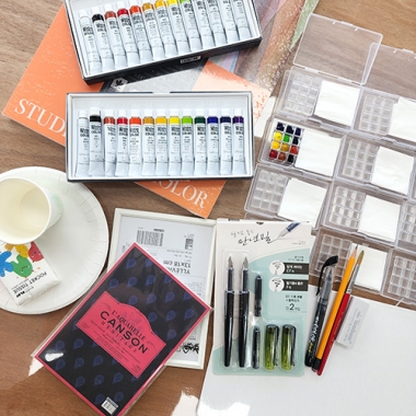 [과천중학교 원데이클래스 ] 캘리그래피 어반스케치