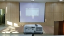 비클시스템 - NEC 6000안시 프로젝터 + 150인치 전동스크린 + 100인치 매립스크린 설치  