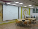 어린이집설치  - 오포어린이집 캐논 CLP-356 +120인치 전동노출 설치 