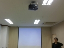 강남 회의용 프로젝터 설치 - 비비텍 DX25E + 윤씨네 100인치 전동스크린설치후기
