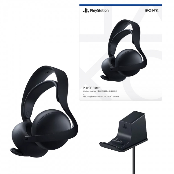 PS5 펄스 엘리트 무선 헤드셋 미드나이트 블랙