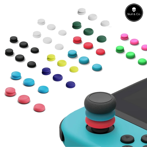 닌텐도 스위치 조이콘 썸그립 공용 스틱커버 6P 스컬앤코