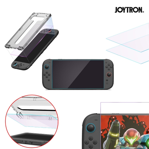 닌텐도 스위치2 조이트론 블루라이트 차단 9H 강화유리 액정 보호 필름 2P