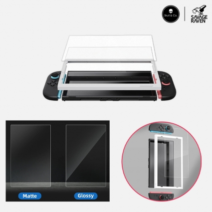 닌텐도 스위치2 스컬앤코 강화유리 액정 보호 필름 9H 2P