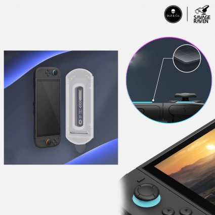 닌텐도 스위치2 스컬앤코 강화유리 액정 보호 필름 이지인스톨 키트 9H 2P