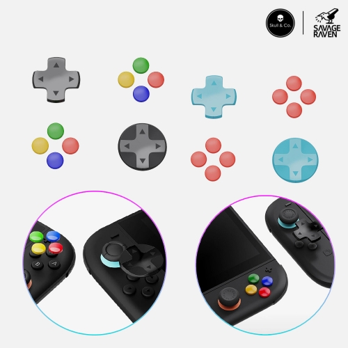 닌텐도 스위치2 조이콘2 스컬앤코 D패드 버튼 커버