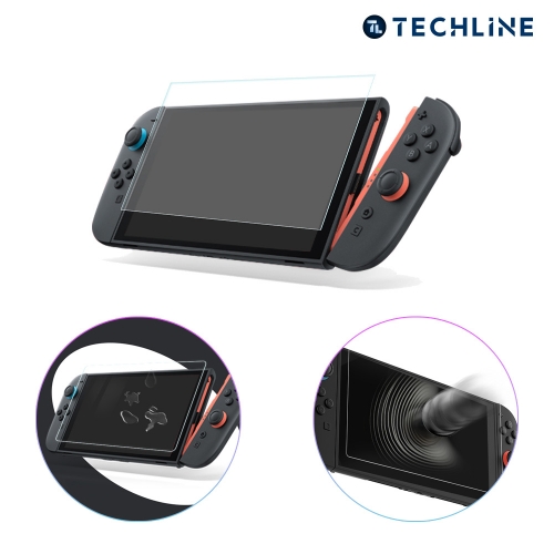 닌텐도 스위치2 테크라인 방탄 강화유리 9H 액정필름
