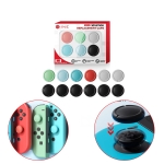닌텐도 스위치 조이콘 아날로그 컬러 스틱커버 이이네 교체용 12개입 키 캡 고무 수리부품 공용