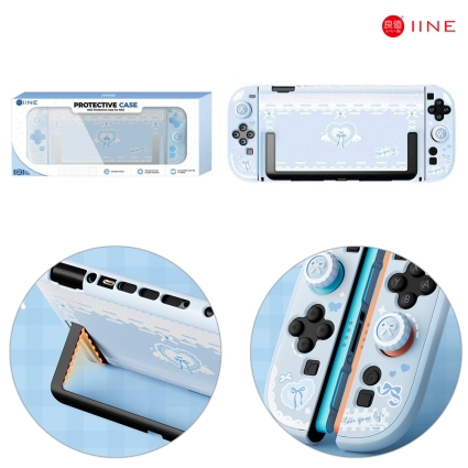 닌텐도 스위치2 케이스 이이네 풀커버 하드 엔젤릭블루