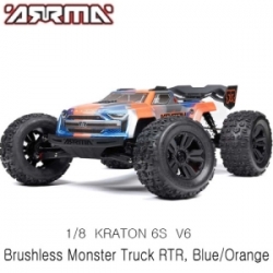 크라톤V6  최신형 ARRMA 1/8 KRATON 6S V6 4X4 BLX Brushless Speed Monster Truck RTR, ARA8608V6