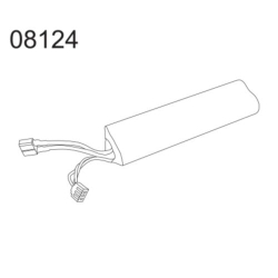 황보 배터리 7.4V 3000mAh battery  HB08124 충전잭 HB08125