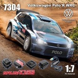 MJX 7303 HYPER GO 1/7 브러시리스 랠리 차량, RTR 버전 7304 블루