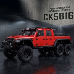 1/7 스케일 6x6 CK5816 브러시리스 락 트라이얼 (2S~4S) RTR Rc RCCK
