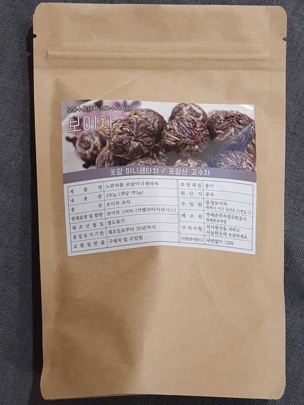 포랑생차용주 100g 2019 봄차 [노반차품]