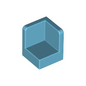 [레고부품] 미디움 하늘색 패널 1 x 1 x 1 코너 4618645 6231