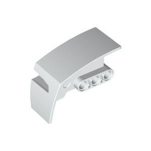 [레고부품] 흰색 테크닉, 패널 자동차 흙받이(mudguard) 오른쪽 6015596 61070