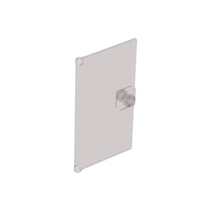 [레고부품] 투명 검정색 문 1 x 4 x 6 - 스터드 핸들 6039881 60616