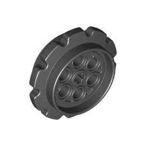 [레고부품] 검정색 테크닉 트레드 스프로킷(sprocket) 휠 큰 4582792 57519