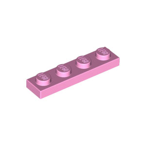 [레고부품] 밝은 핑크색 플레이트 1 x 4 6002148 3710