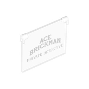 [레고부품] 투명 유리색 유리 - 창문 1 x 4 x 3 - ACE BRICKMAN 패턴 6100569 60603pb004