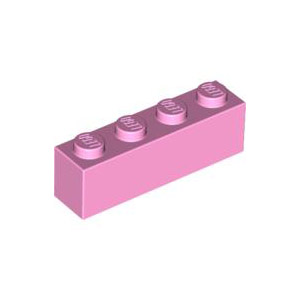 [레고부품] 밝은 핑크색 브릭 1 x 4 4518890 3010