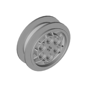 [레고부품] 연회색 휠 43.2mm d. x 18mm 4551421 86652