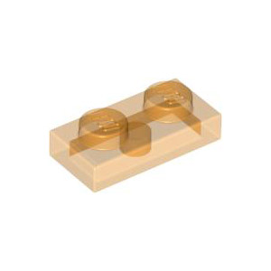 [레고부품] 투명 오렌지색 플레이트 1 x 2 4280341 6225 3023