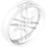 [레고부품] 투명 유리색 휠 75mm d. x 17mm 모터사이클 6053875 88517