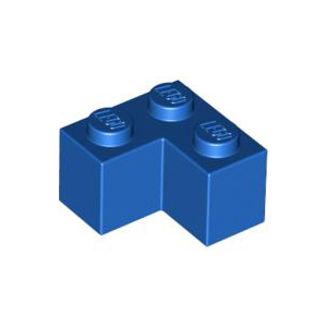 [레고부품] 파란색 브릭 2 x 2 코너 235723 2357