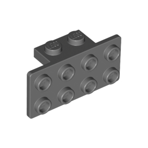[레고부품] 진회색 브라켓 1 x 2 - 2 x 4 4648067 93274