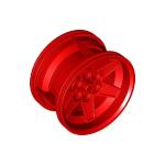 [레고부품] 빨간색 휠 56mm d. x 34mm 테크닉 레이싱 미디움, 6 핀 구멍들 6149984 15038