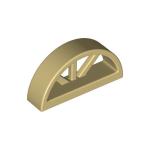 [레고부품] 모래색 창문 1 x 4 x 1 2/3 - 스포크 있는 둥글게된 윗쪽 6112306 20309