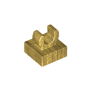 [레고부품] 펄 골드색 타일, 변형 1 x 1 클립 있음 6071259 15712