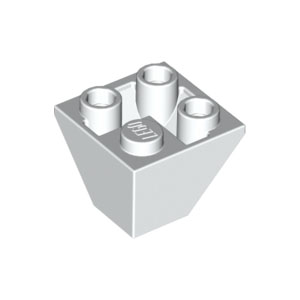 [레고부품] 흰색 역경사 45 2 x 2 양쪽 경사 6138740 3676