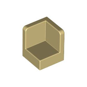 [레고부품] 모래색 패널 1 x 1 x 1 코너 4612603 6231