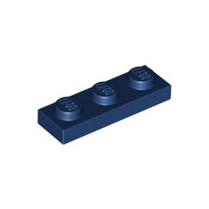 [레고부품] 진한 파란색 플레이트 1 x 3 4177735 3623