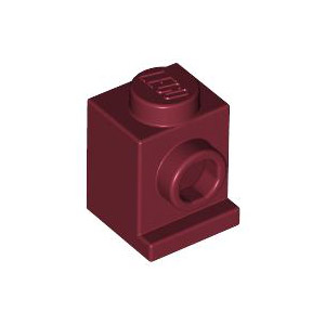 [레고부품] 진한 빨간색 브릭, 변형 1 x 1 헤드라이트 4539092 4070