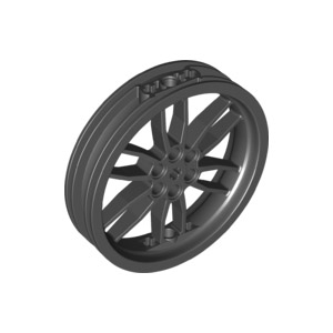 [레고부품] 검정색 휠 75mm d. x 17mm 모터사이클 6176748 88517