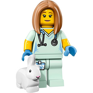 [레고 정품] 71018 미니피규어 17 시리즈 - 수의사(Veterinarian) 71018-5
