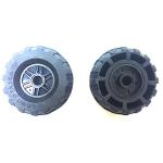 [레고부품] 검정색 휠 18mm d. x 14mm 핀 구멍 있음 - 검정색 타이어 37 x 18R (55981 / 56891) 55981-001