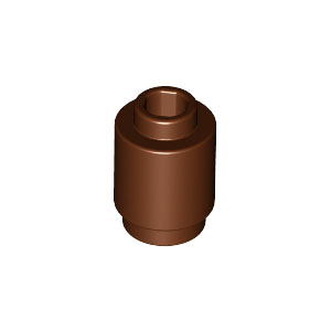 [레고부품] 적갈색 둥근 브릭 1 x 1 스터드 열림 4211183 30068 3062