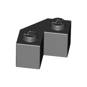 [레고부품] 검정색 브릭, 변형 면 2 x 2 4584274 87620