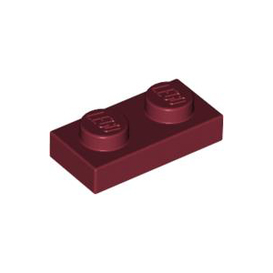 [레고부품] 진한 빨간색 플레이트 1 x 2 4539097 6225 3023