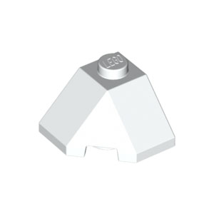 [레고부품] 흰색 쐐기형 2 x 2 (경사 45 코너) 6056447 13548