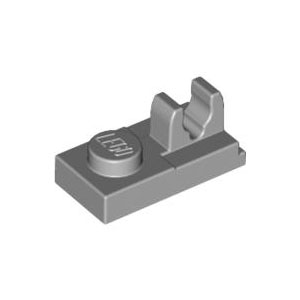 [레고부품] 연회색 플레이트 변형 1 x 2 클립 있음 윗쪽에 4598526 92280