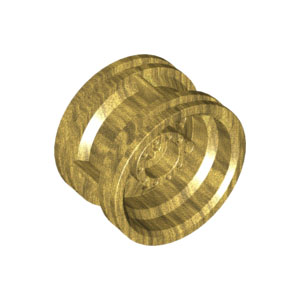 [레고부품] 펄 골드색 휠 30.4mm d. x 20mm 4648531 56145